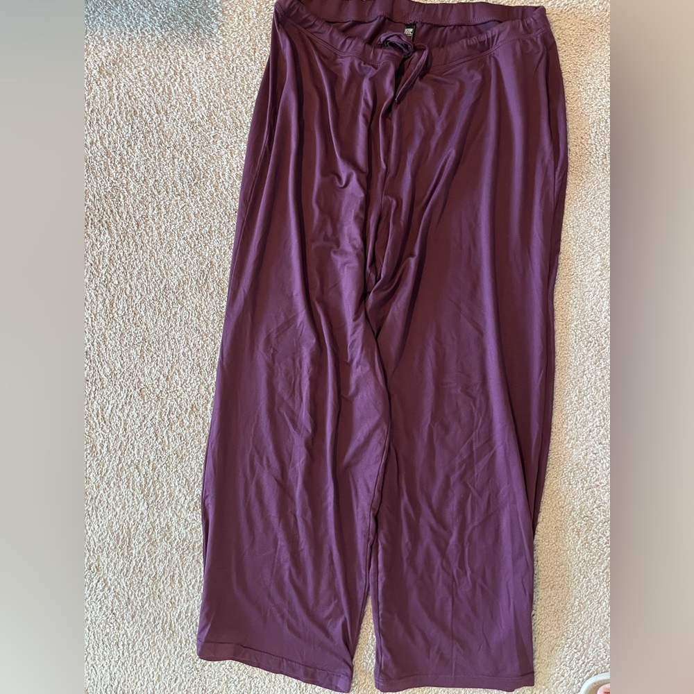 5/$20-Sleep pants eggplant XL